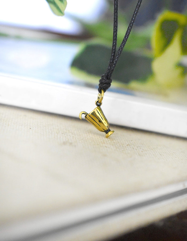 Cute Smoothies Silver Pewter Gold Brass Necklace Pendant Jewelry