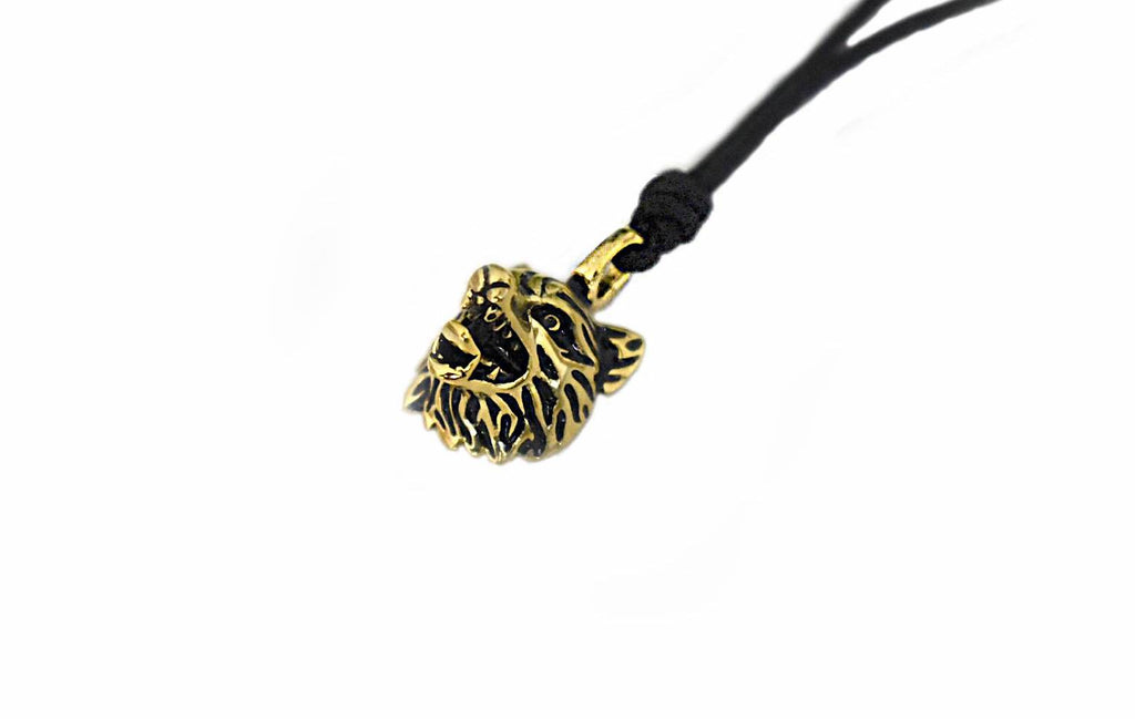 Wolf Head Dog Sterling Silver Pewter Gold Brass Charm Necklace Pendant Jewelry