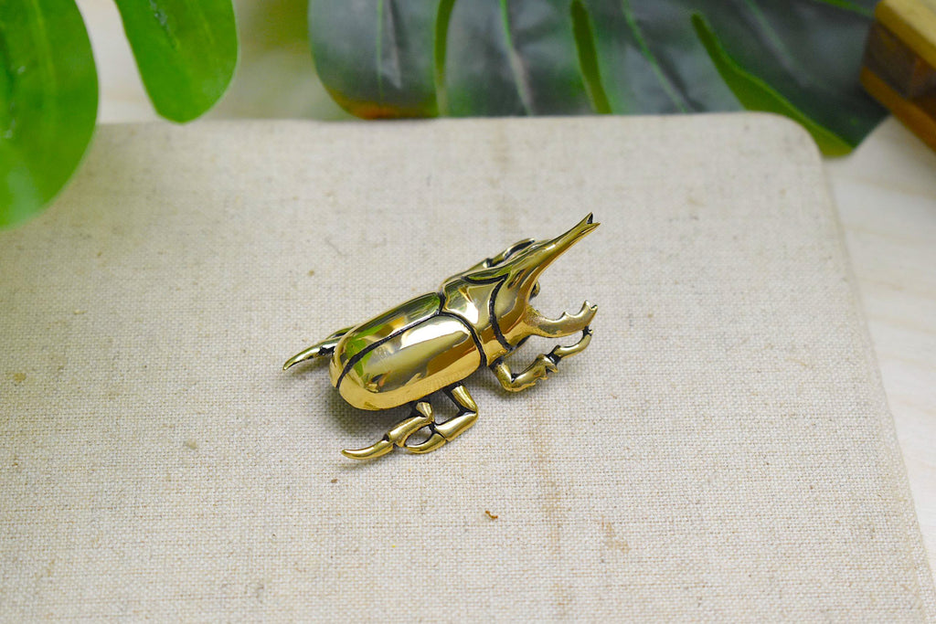 Hercules Maybug 925 Sterling Silver Gold Brass Charm Necklace Pendant Jewelry