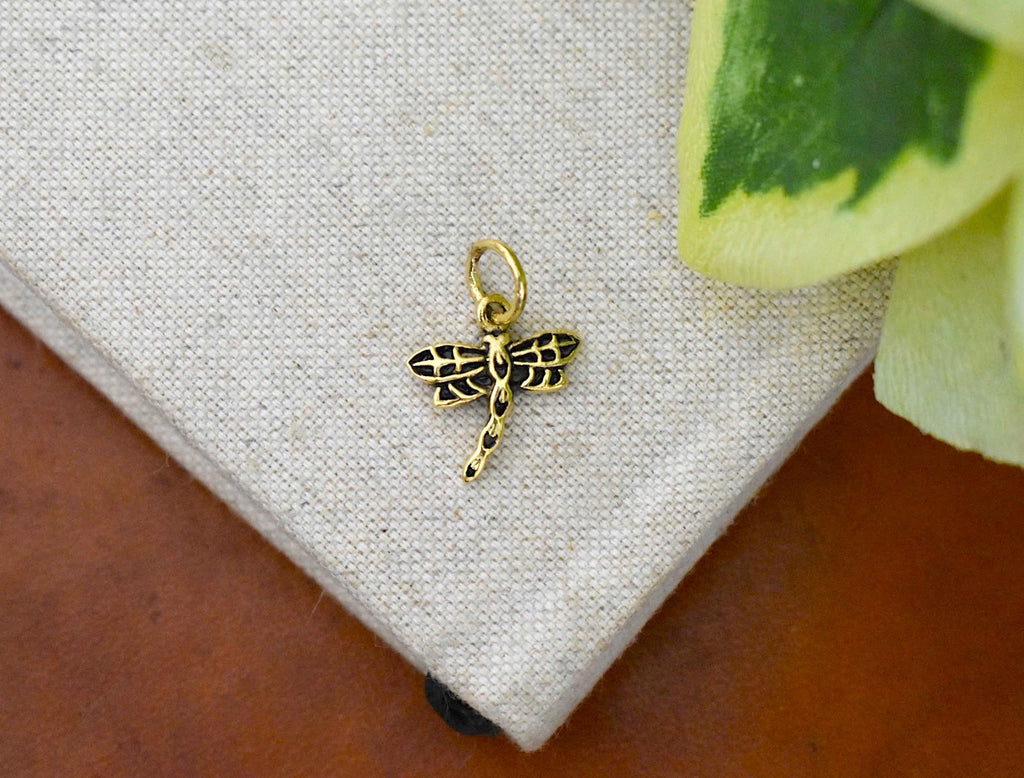 New Lovely Dragonfly Sterling Silver Brass Pewter Charm Necklace Pendant Jewelry