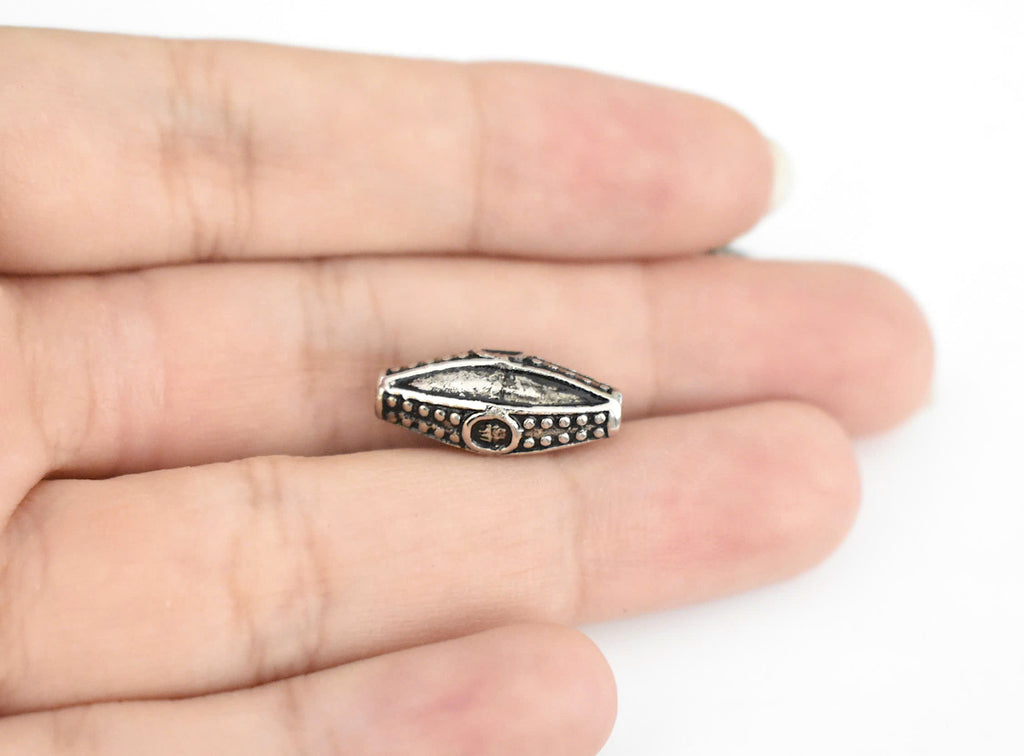 Set Of 2 Metal Beads Silver Color Jewelry Beads For Jewelry Making Bracelet NecklaceDIY Craft