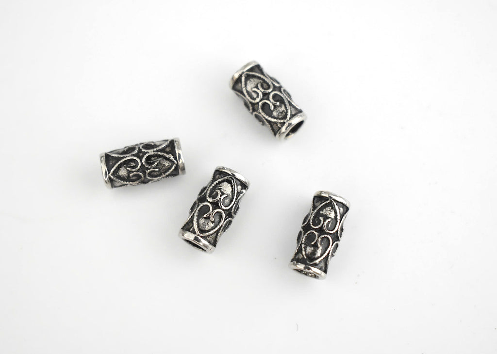 Set Of 2 Metal Beads Silver Color Jewelry Beads For Jewelry Making Bracelet NecklaceDIY Craft