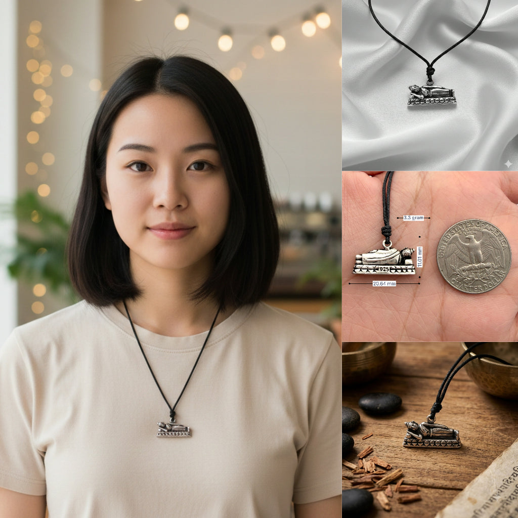 Seven Days Of The Week Buddha Sterling-silver Pewter Brass Charm Necklace Pendant Jewelry