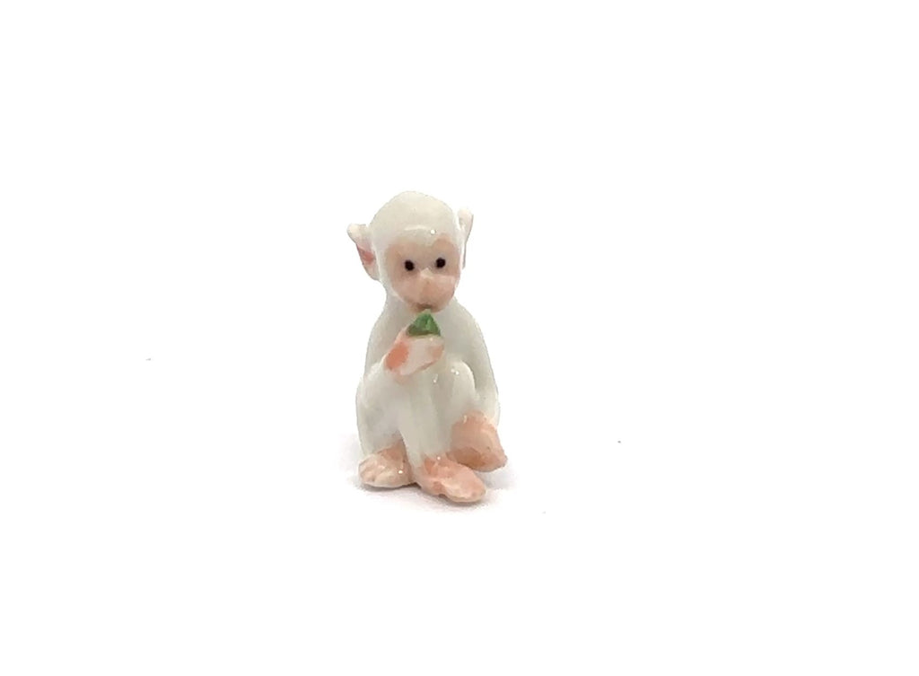 Adorable Mini Ceramic Animal Figurine – Porcelain Miniature Collectible Decor