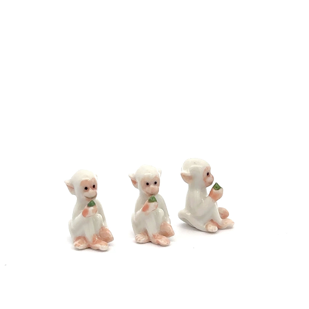 Adorable Mini Ceramic Animal Figurine – Porcelain Miniature Collectible Decor