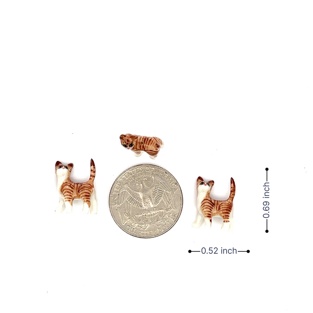 Adorable Mini Ceramic Animal Figurine – Porcelain Miniature Collectible Decor