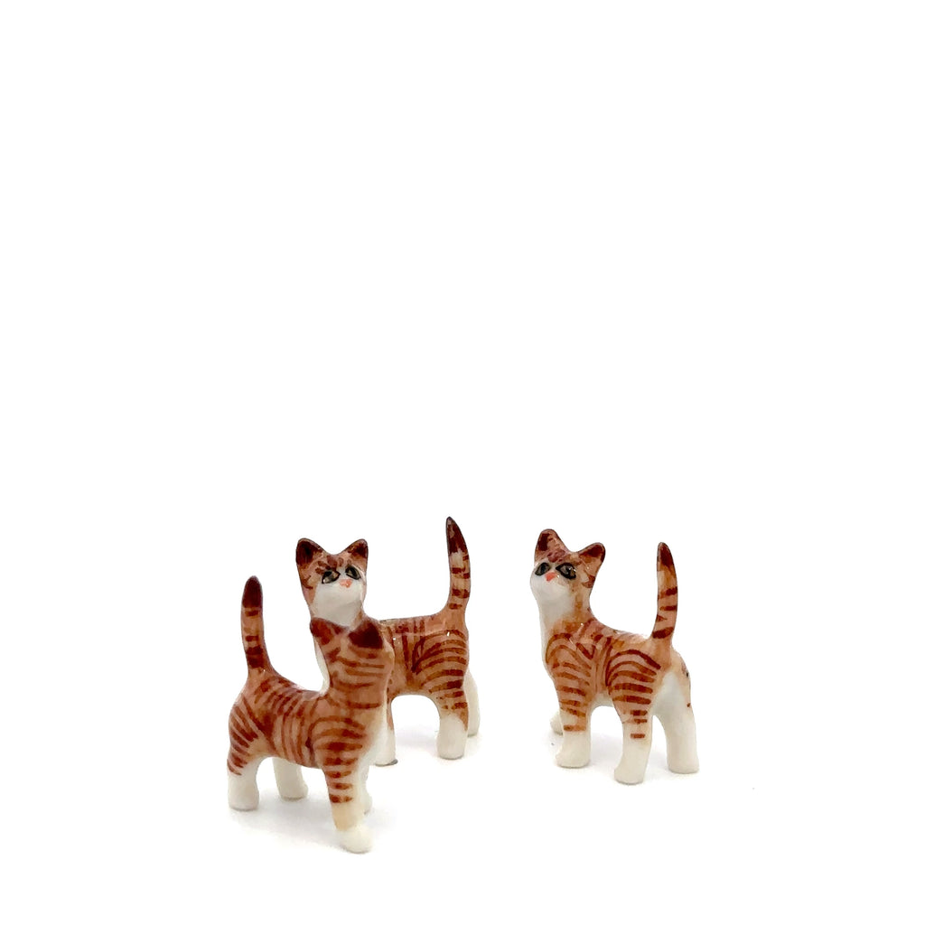 Adorable Mini Ceramic Animal Figurine – Porcelain Miniature Collectible Decor