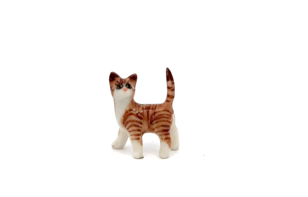 Adorable Mini Ceramic Animal Figurine – Porcelain Miniature Collectible Decor