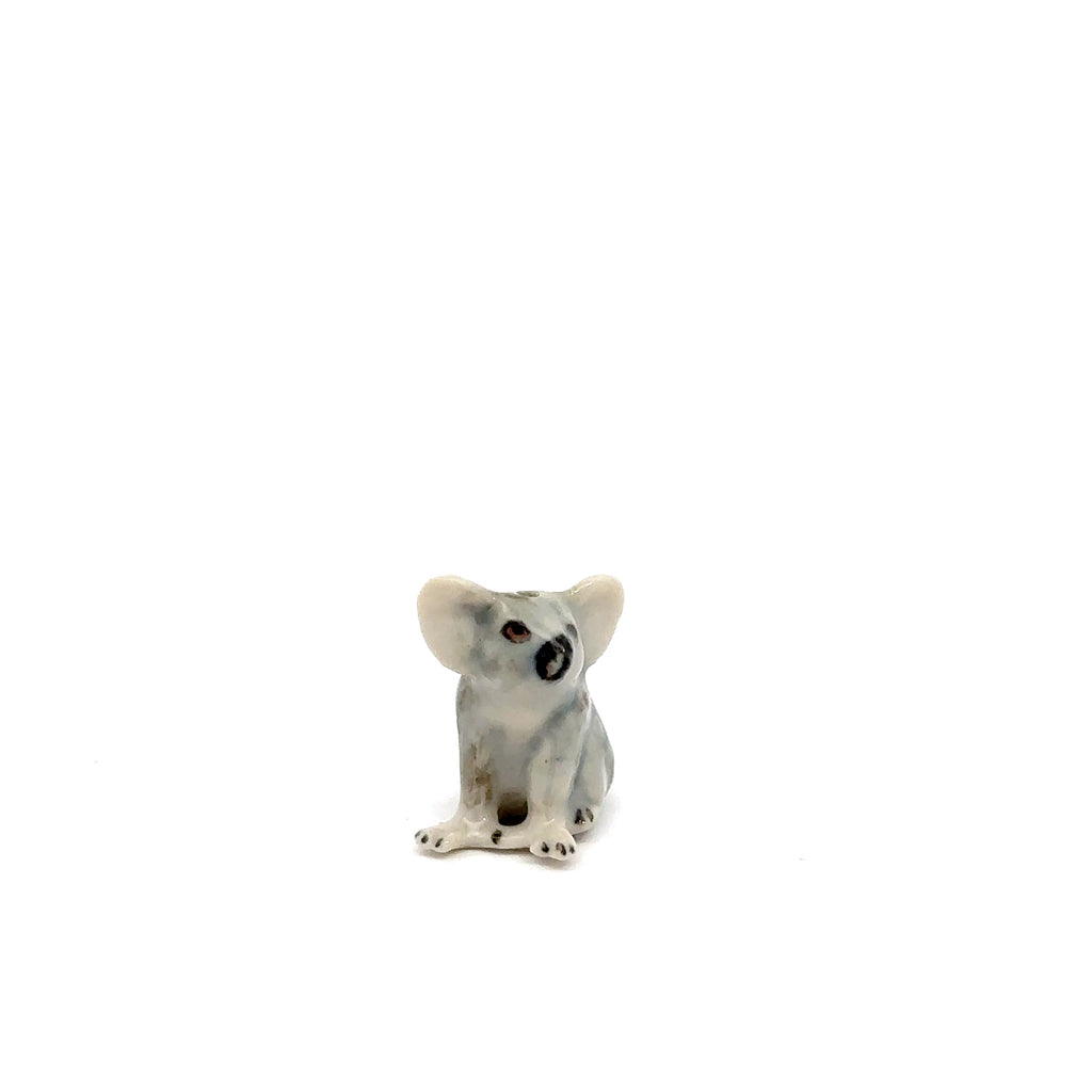 Adorable Mini Ceramic Animal Figurine – Porcelain Miniature Collectible Decor