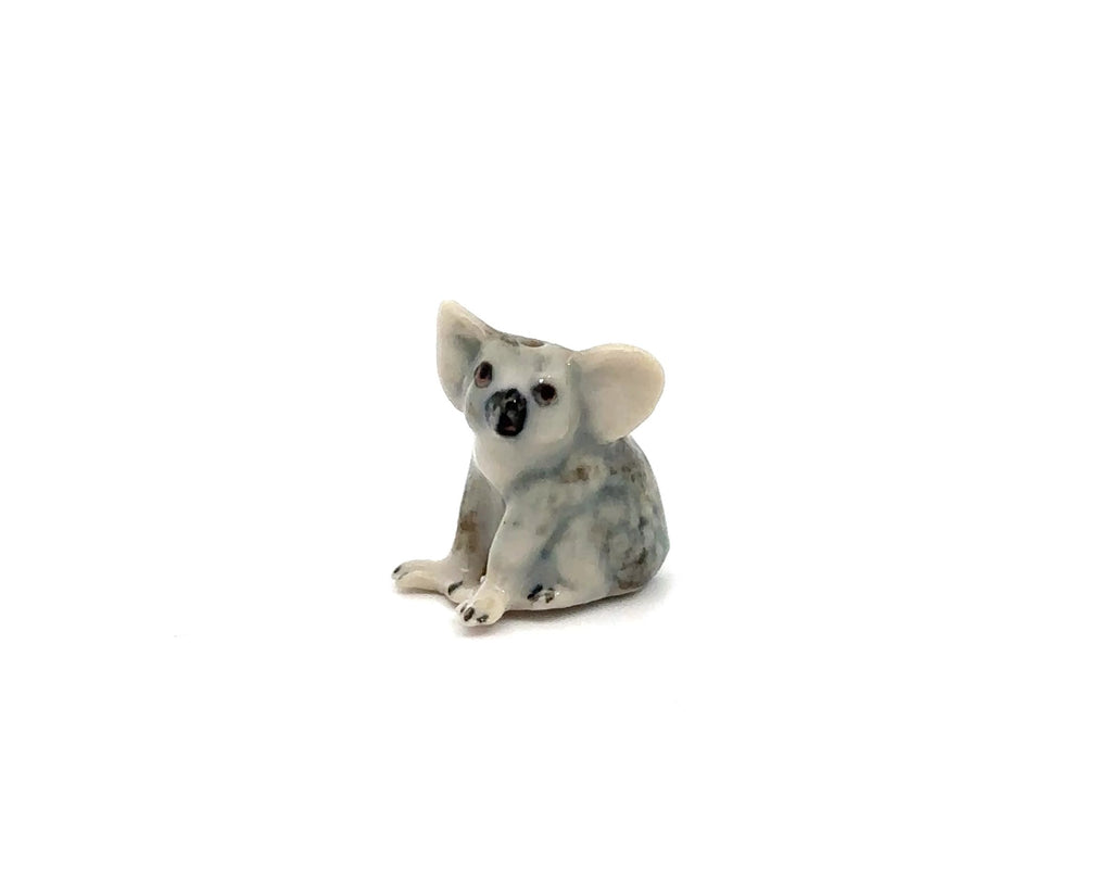 Adorable Mini Ceramic Animal Figurine – Porcelain Miniature Collectible Decor