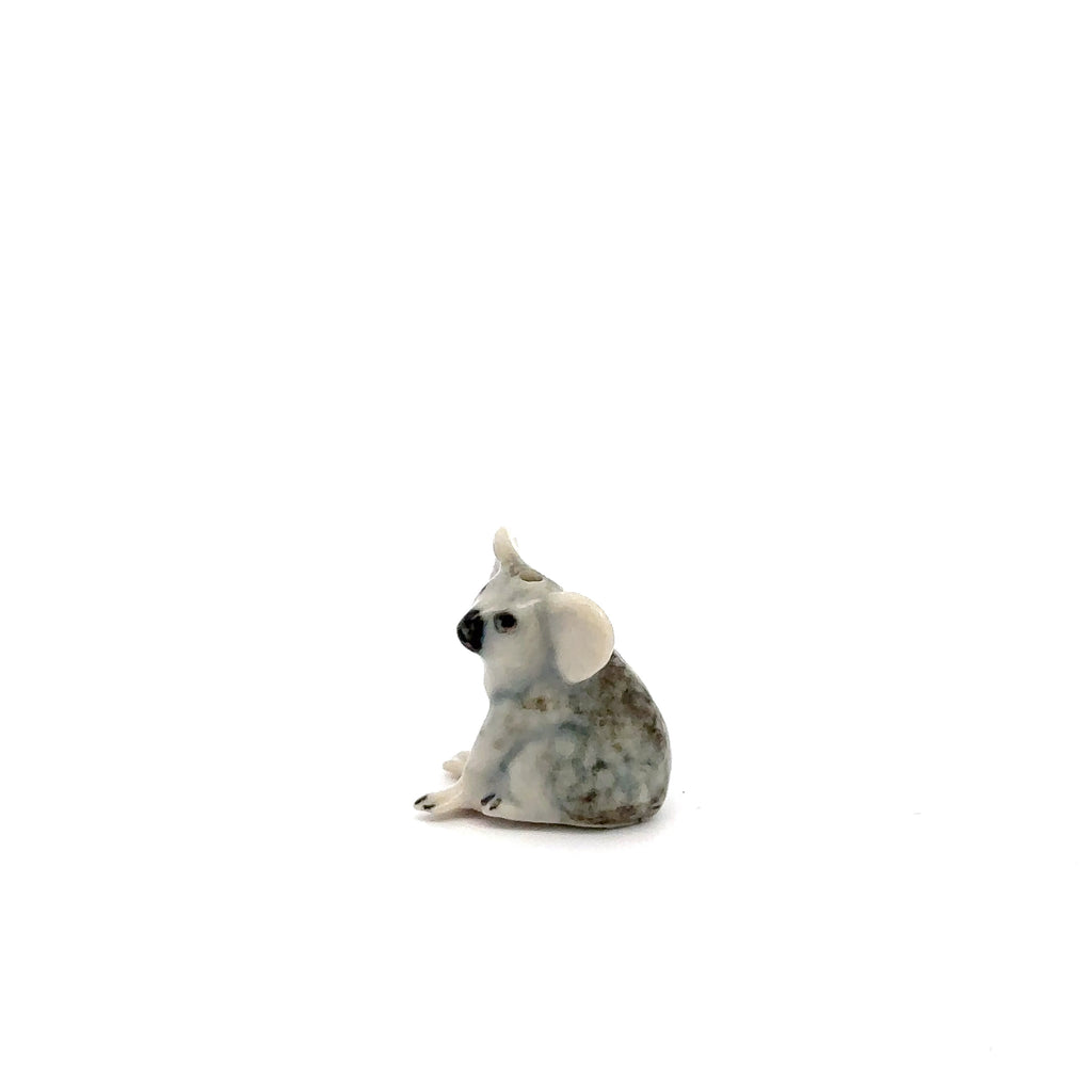 Adorable Mini Ceramic Animal Figurine – Porcelain Miniature Collectible Decor