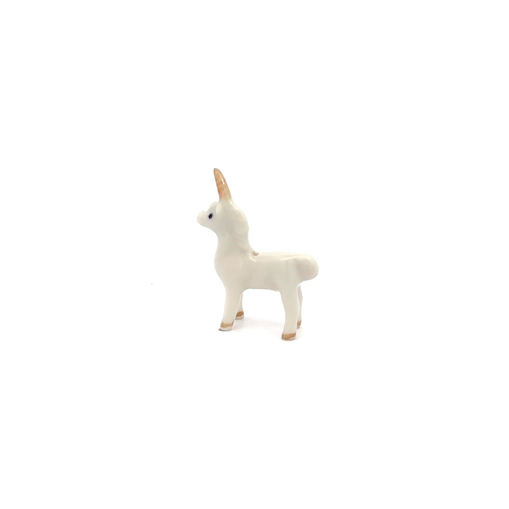 Adorable Mini Ceramic Animal Figurine – Porcelain Miniature Collectible Decor