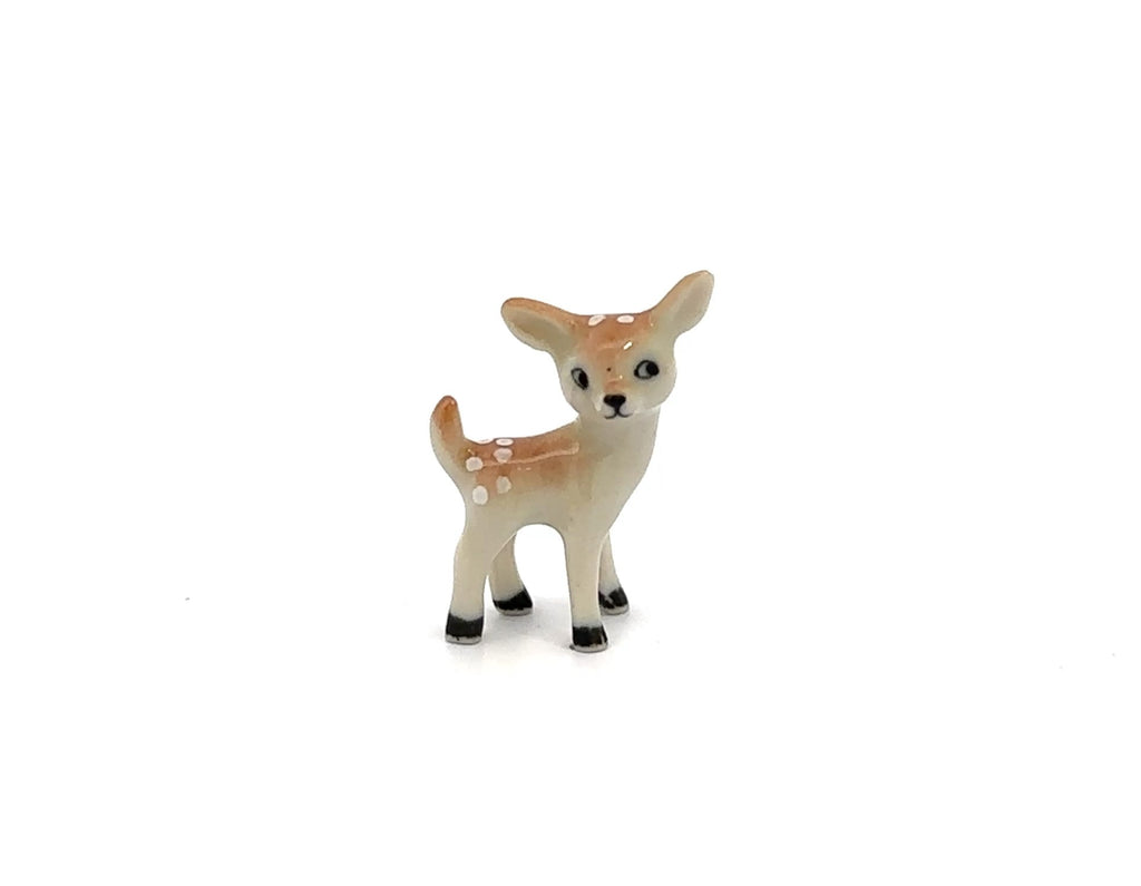 Adorable Mini Ceramic Animal Figurine – Porcelain Miniature Collectible Decor