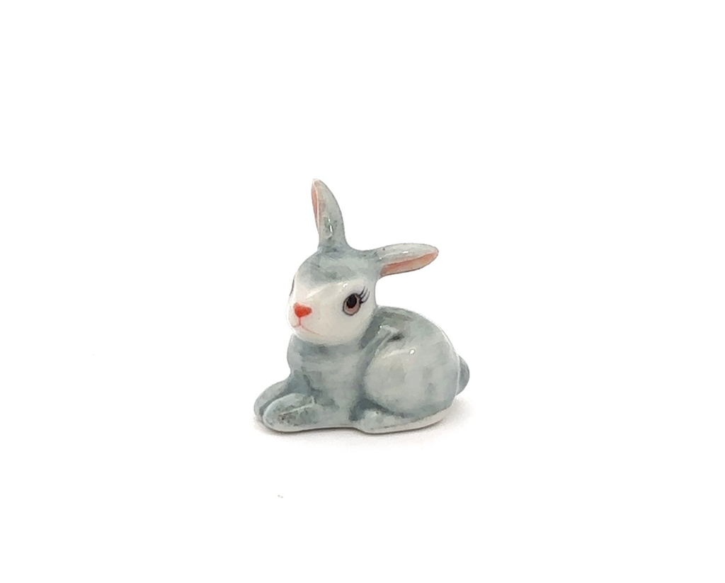 Adorable Mini Ceramic Animal Figurine – Porcelain Miniature Collectible Decor