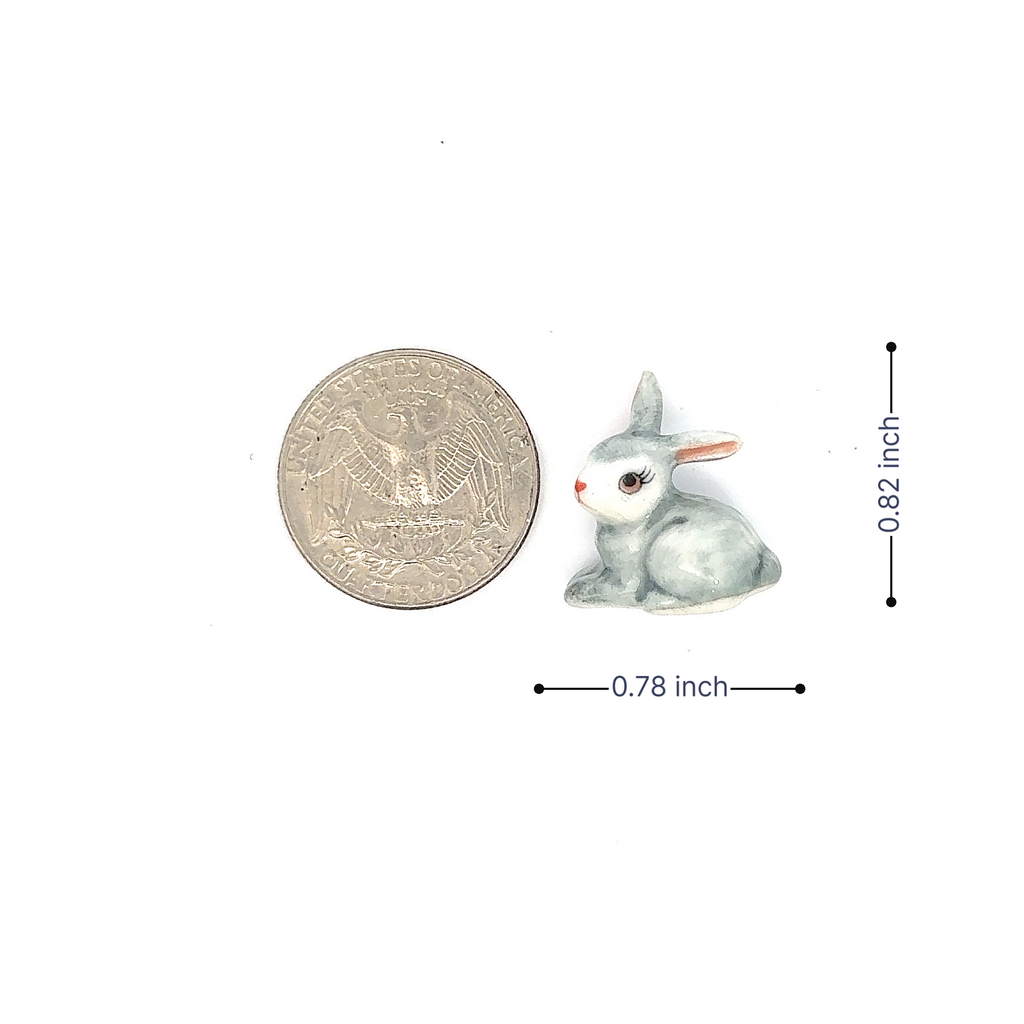 Adorable Mini Ceramic Animal Figurine – Porcelain Miniature Collectible Decor