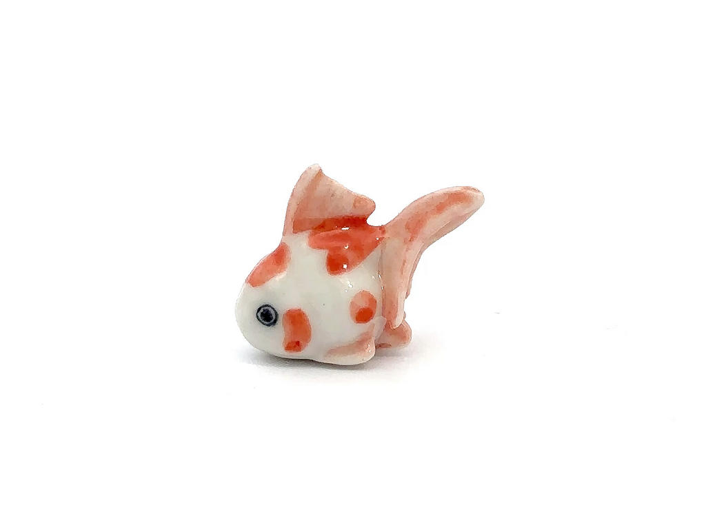Adorable Mini Ceramic Animal Figurine – Porcelain Miniature Collectible Decor