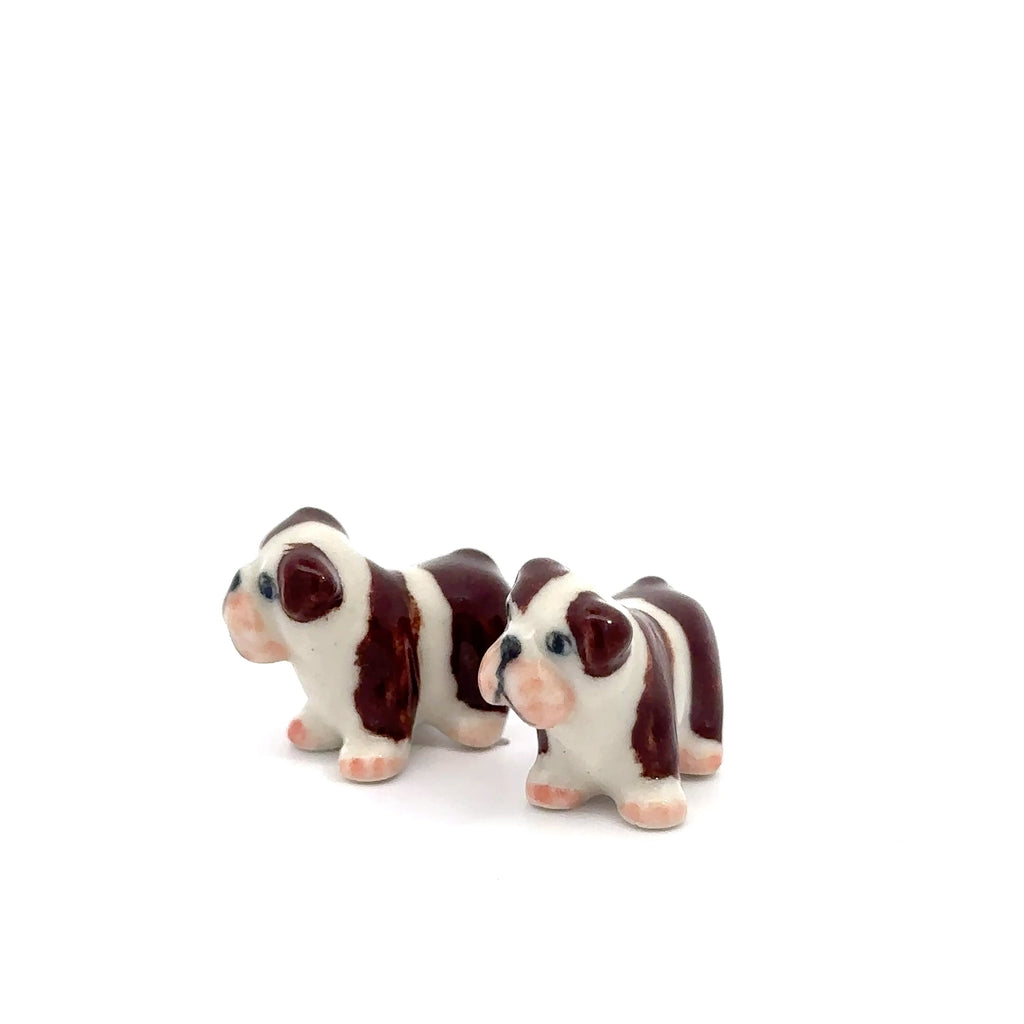 Adorable Mini Ceramic Animal Figurine – Porcelain Miniature Collectible Decor