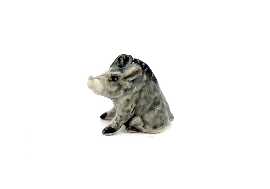 Adorable Mini Ceramic Animal Figurine – Porcelain Miniature Collectible Decor