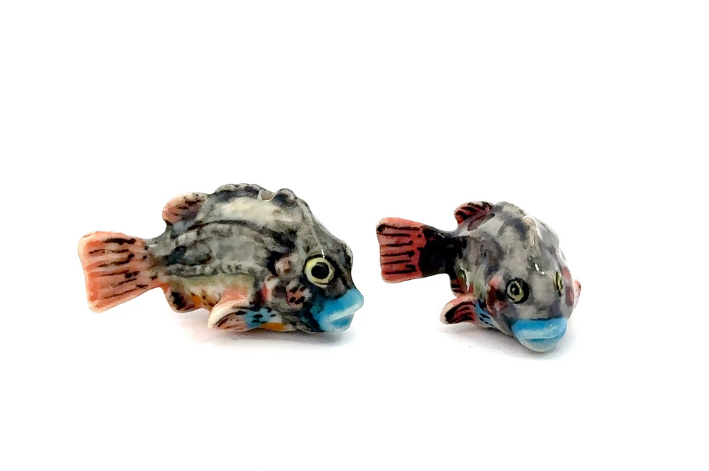 Adorable Mini Ceramic Animal Figurine – Porcelain Miniature Collectible Decor