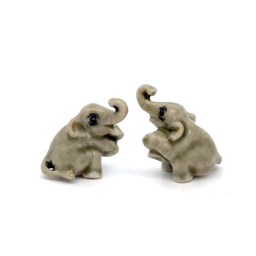 Adorable Mini Ceramic Animal Figurine – Porcelain Miniature Collectible Decor