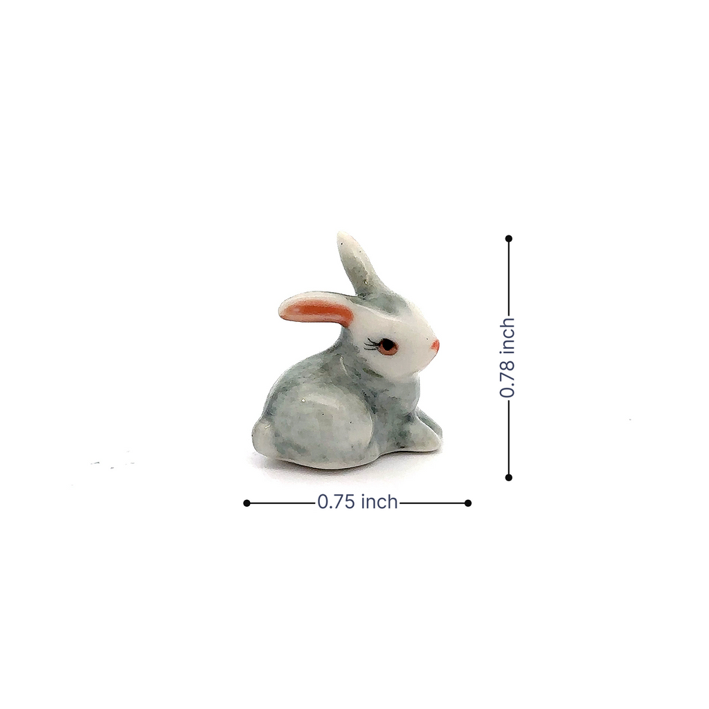 Adorable Mini Ceramic Animal Figurine – Porcelain Miniature Collectible Decor