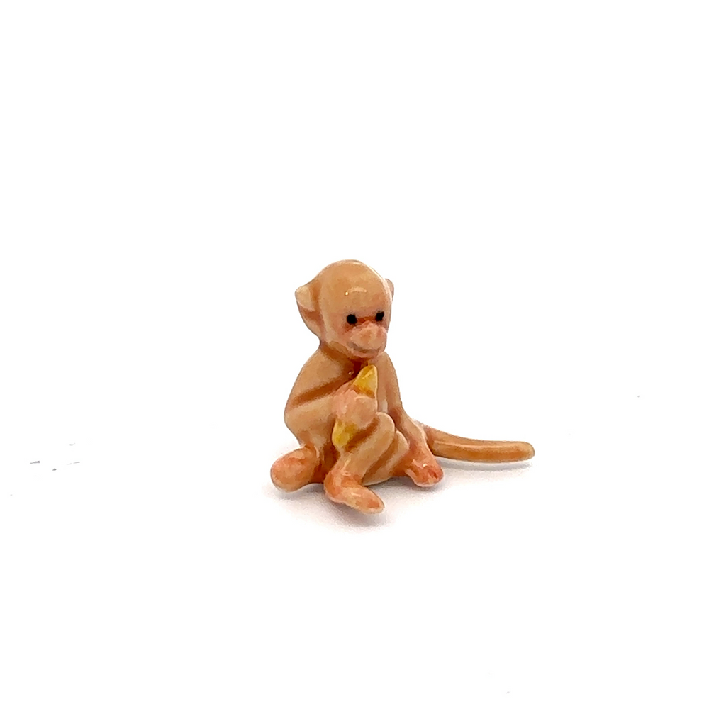 Adorable Mini Ceramic Animal Figurine – Porcelain Miniature Collectible Decor