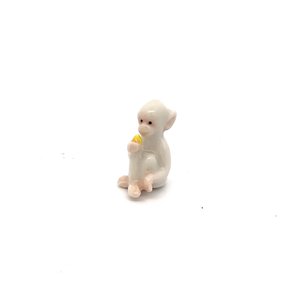 Adorable Mini Ceramic Animal Figurine – Porcelain Miniature Collectible Decor