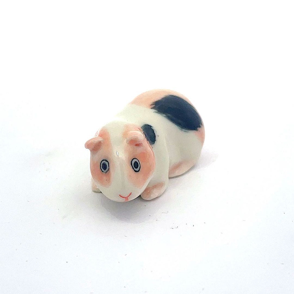 Guinea Pigs Ceramic Figurines Animal Miniature Collectible Decor