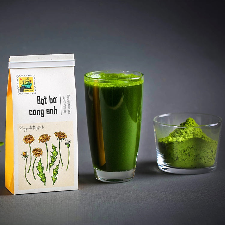 100g Dandelion/ Celery/ Pennywort/ Fish mint/ Shiso Powder Bột Lá L'angfarm Vietnamese Brand