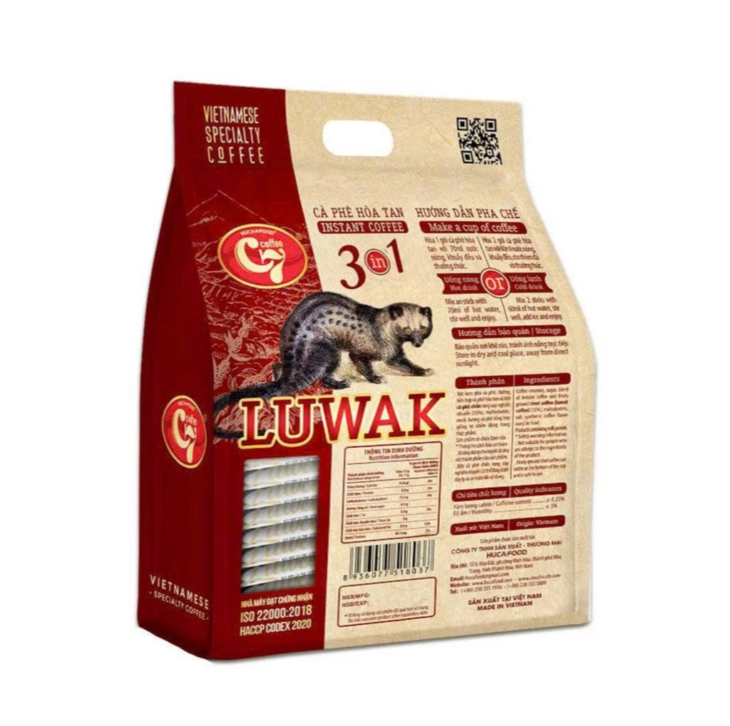 Vietnamese Instant Luwak 3in1 Special Coffee 306 Grams/510Grams VietsWay USA Seller