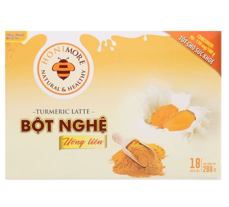 Honimore Original & Calcium Turmeric Latte (18 bag x 16g) 288g