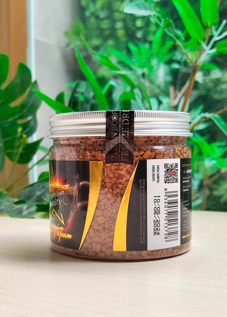 Huca Food -Freeze-Dried Instant Black Coffee Vietnamese Special Coffee 120g