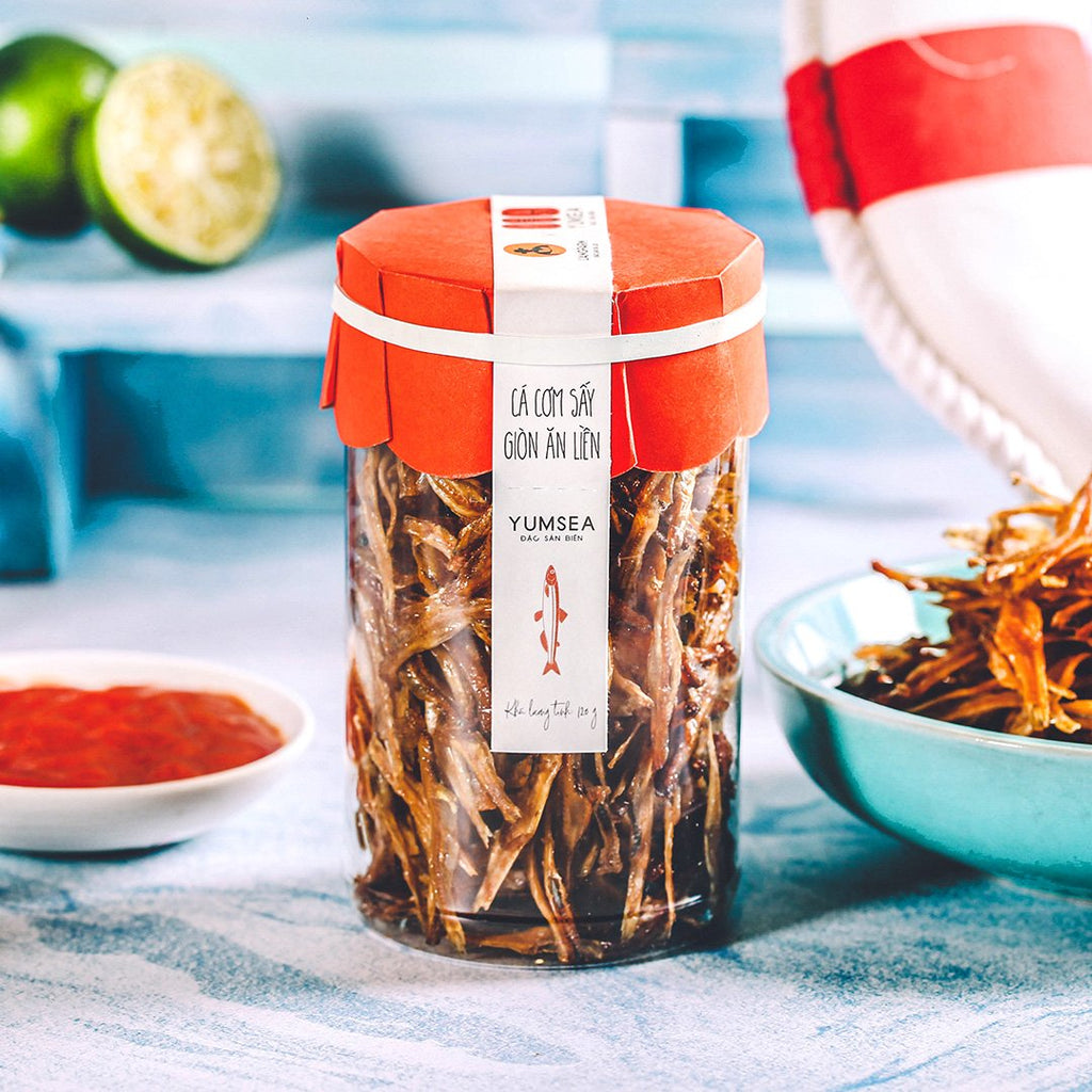 Yumsea Seafood Delicacies Anchovy Jerky/Sesame Sardine Jerky/Squid Jerky Jar
