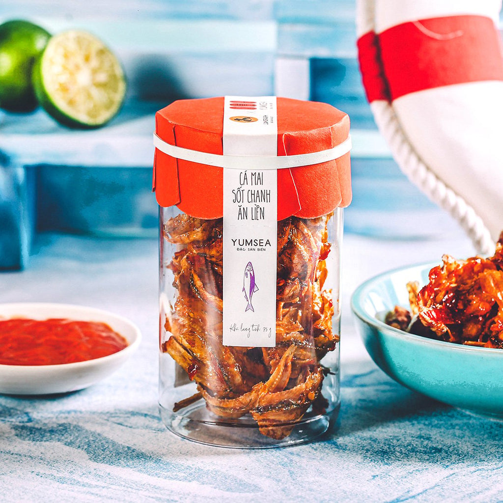 Yumsea Seafood Delicacies Anchovy Jerky/Sesame Sardine Jerky/Squid Jerky Jar