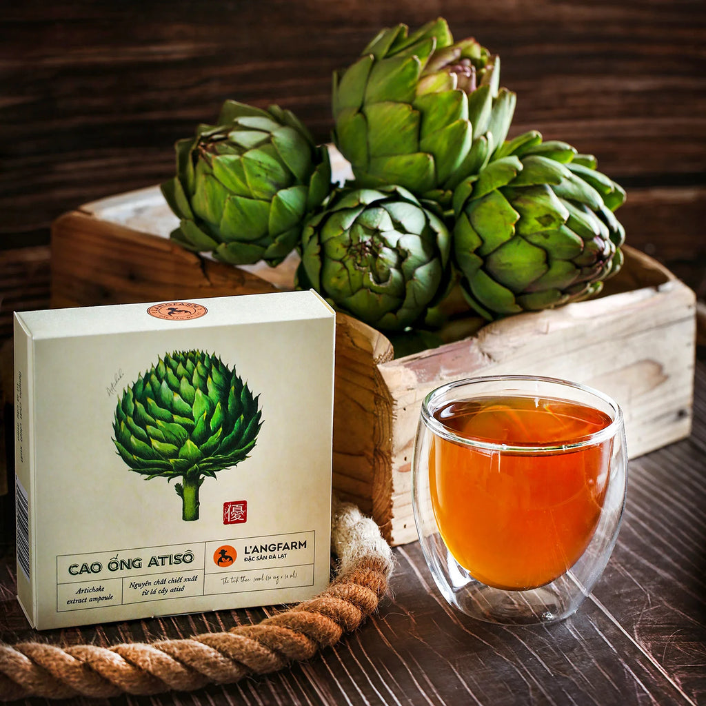 Langfarm-Artichoke Extract Ampoule-Pure Extracted From Artichoke Leaves-Antique Design