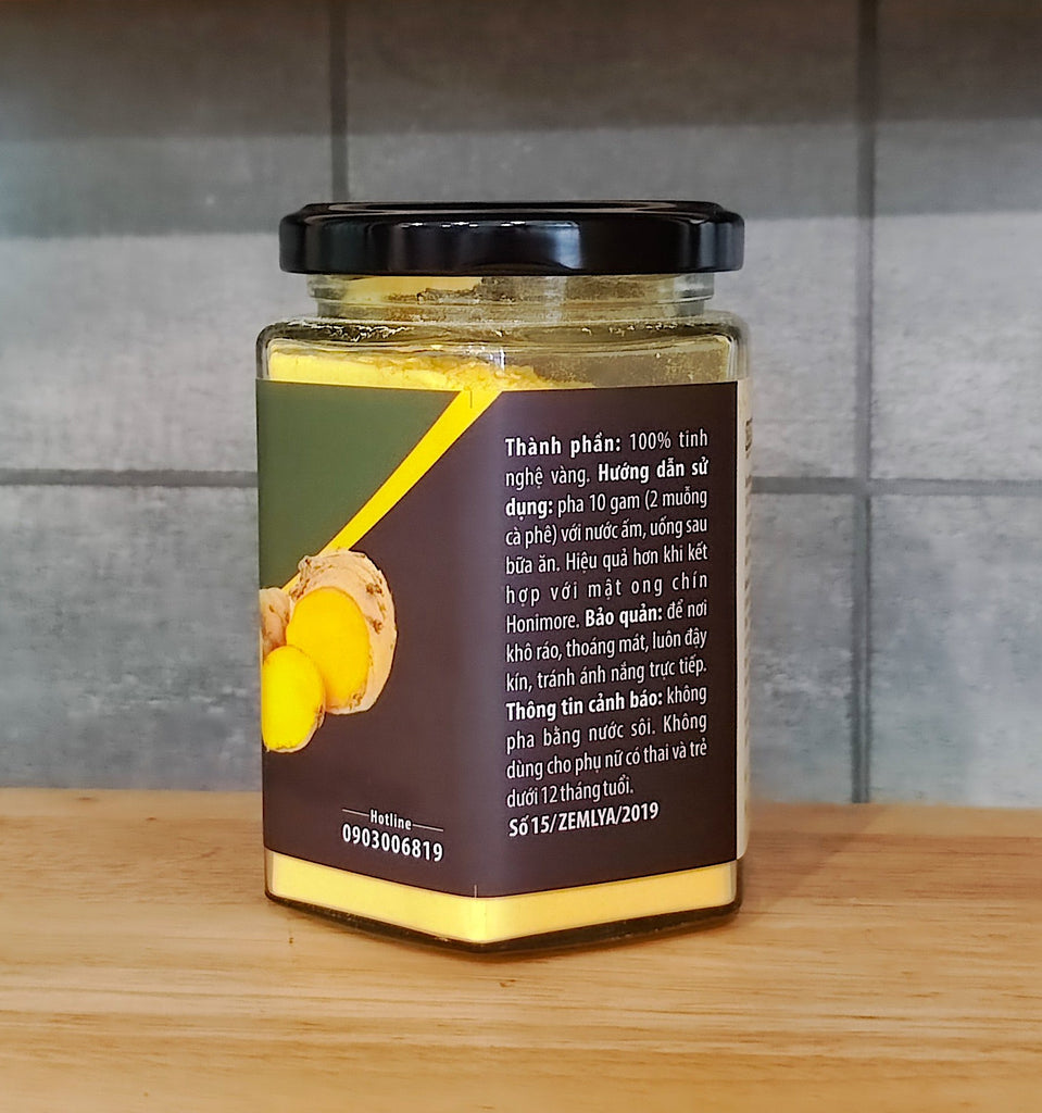 Honimore Turmeric - Pure Turmeric Powder For Culinary, Beauty & Digestive Support