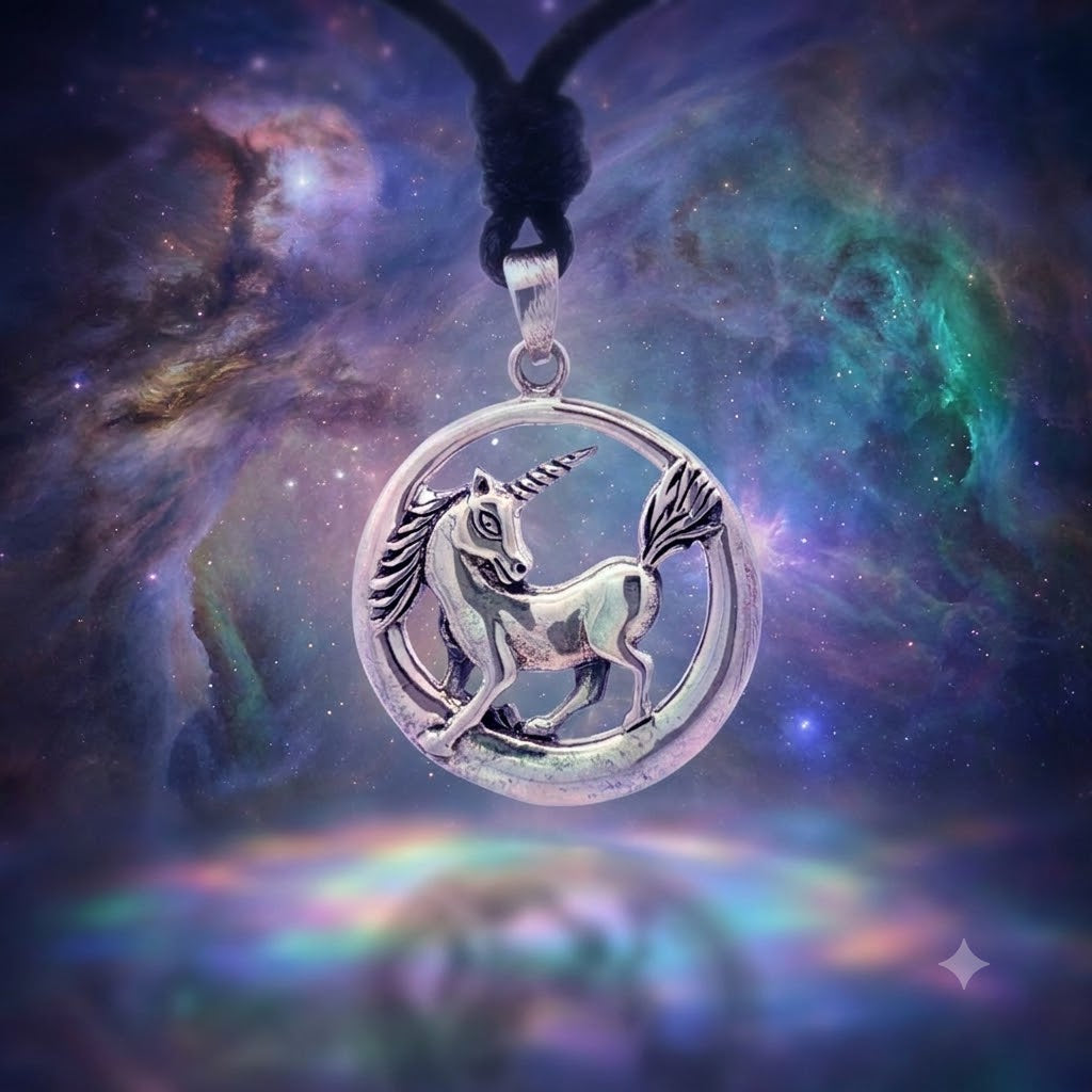 Unicorn 92.5 Sterling Siver Pewter Gold Brass Charm Necklace Pendant Jewelry