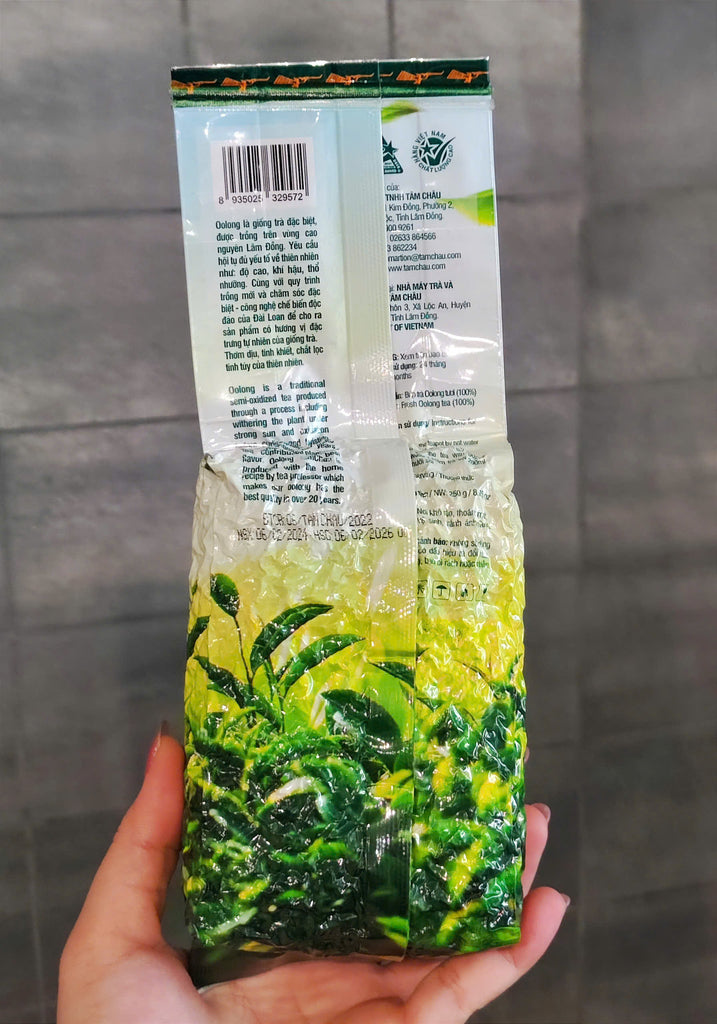Tam Chau Oolong Tea Bag 250g - Vietnamese Speical Tea Tâm Châu Trà Oolong
