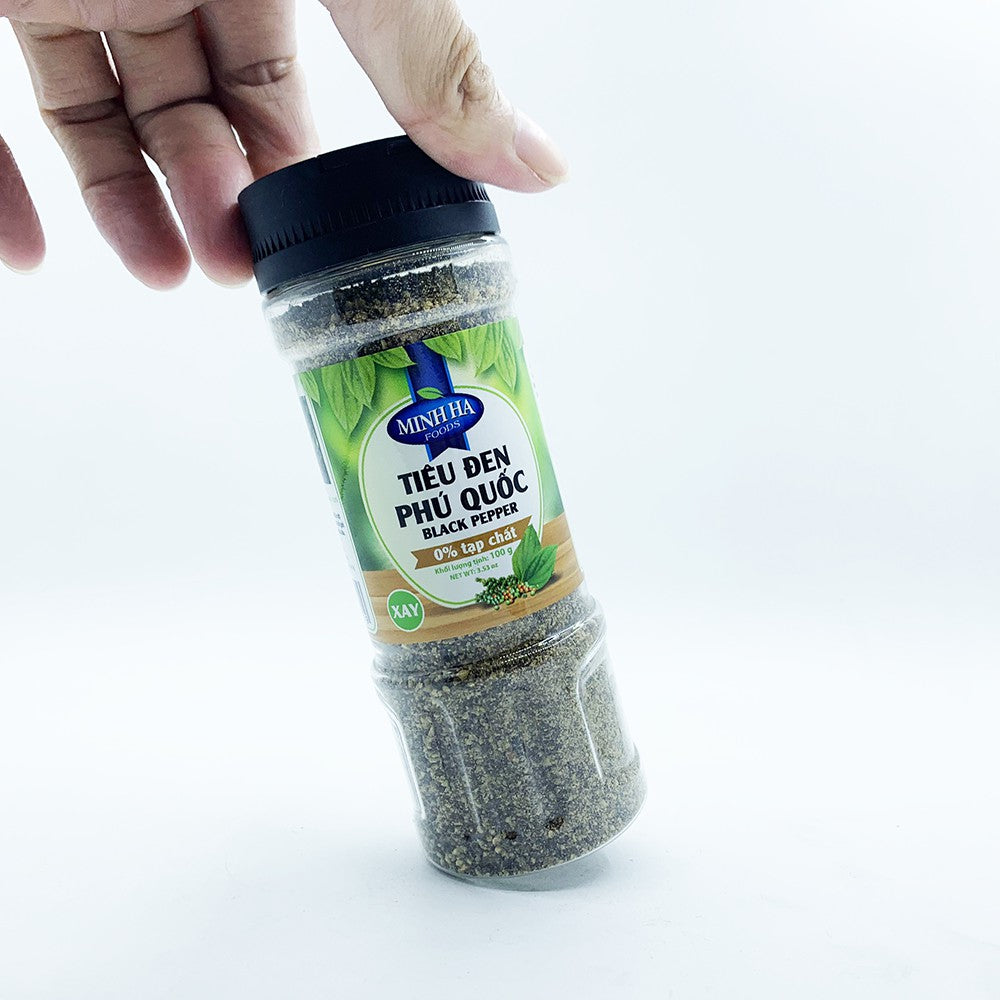Minh Ha Foods Phu Quoc Black & White Pepper - Vietnamese Traditional Spices