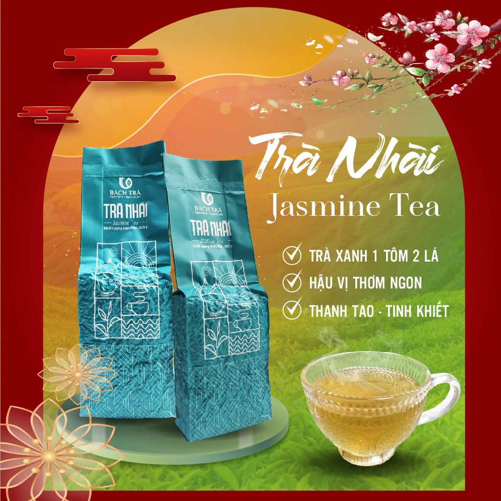 Bach Tra Tea Bags Naturally Caffeine-Free Pure & Handpicked Herbal Infusion 100g/200g