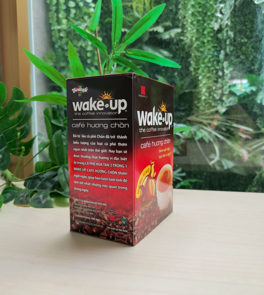 Vietnamese Coffee Wake Up Instant Coffee 3 in 1 -The Coffee Innovator VinaCafe 306g (18packs x 17g)