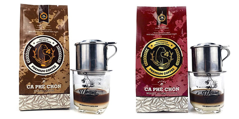 Vietnam Con Soc Ground Coffee Box Paper Filter Coffee Variety Flavours