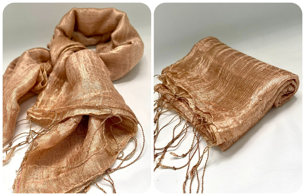 100% Vietnamese Fabric Scarf Shawl Pashmina 64 x 23.5 inch Large Soft Highest Quality