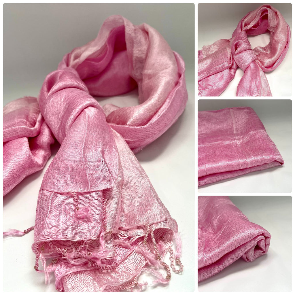 100% Vietnamese Fabric Scarf Shawl Pashmina 64 x 23.5 inch Large Soft Highest Quality