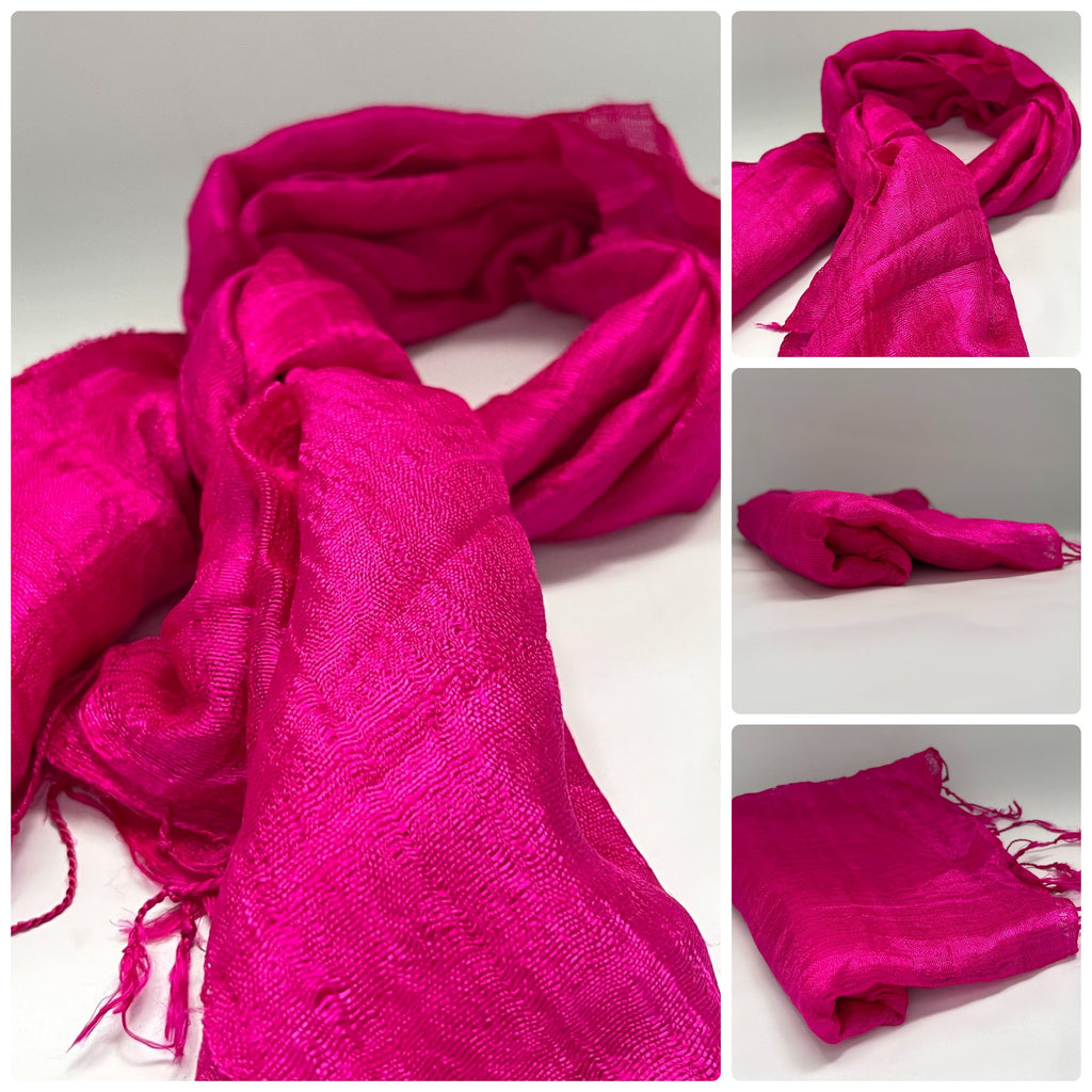 100% Vietnamese Fabric Scarf Shawl Pashmina 64 x 23.5 inch Large Soft Highest Quality