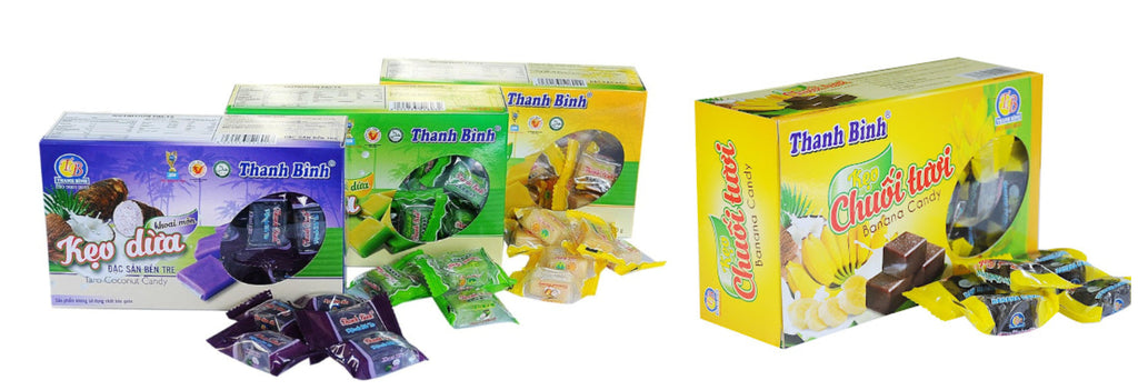 Thanh Binh Vietnamese Coconut Candy & Banana Candy -Vietnam Ben Tre ’s Specialties