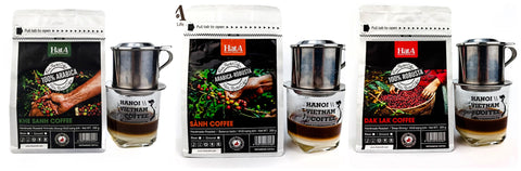 BAN F&B Eah'Leo Daklak Coffee Landscapes Weasel Original/Egg Coffee/ Salt Coffee
