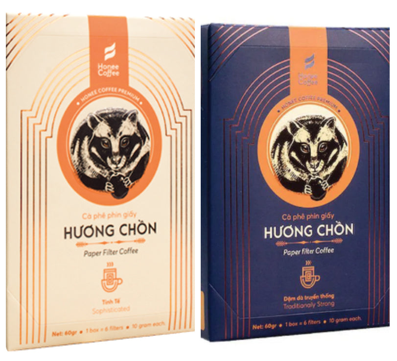 Honee Coffee - Paper Filter Coffe Mediumroast & Light Roast Coffee 60g