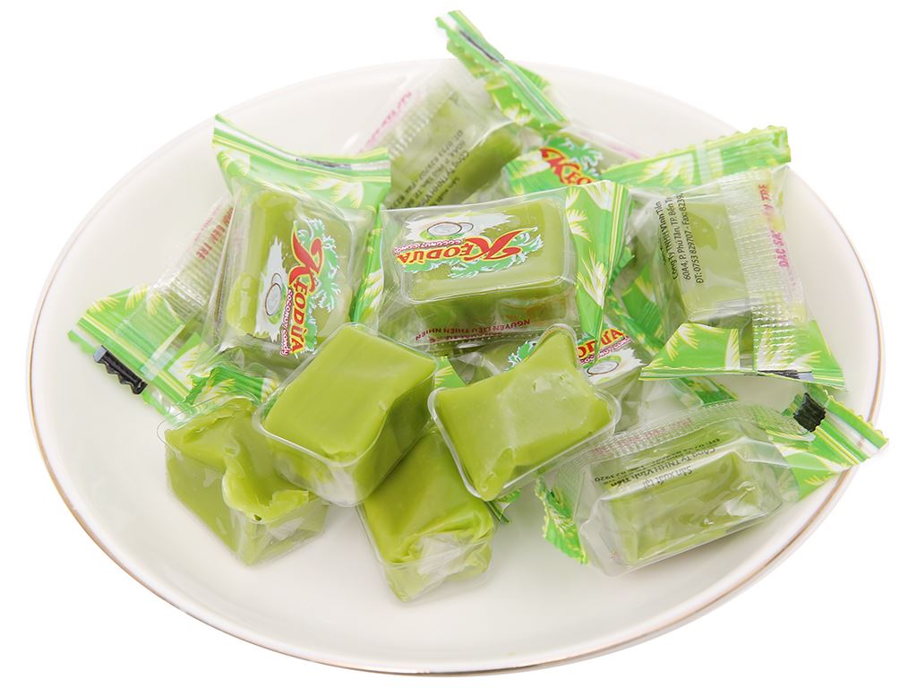 Yen Hoang Coconut Milk Candy With Pandan & Cocoa Flavours 250g