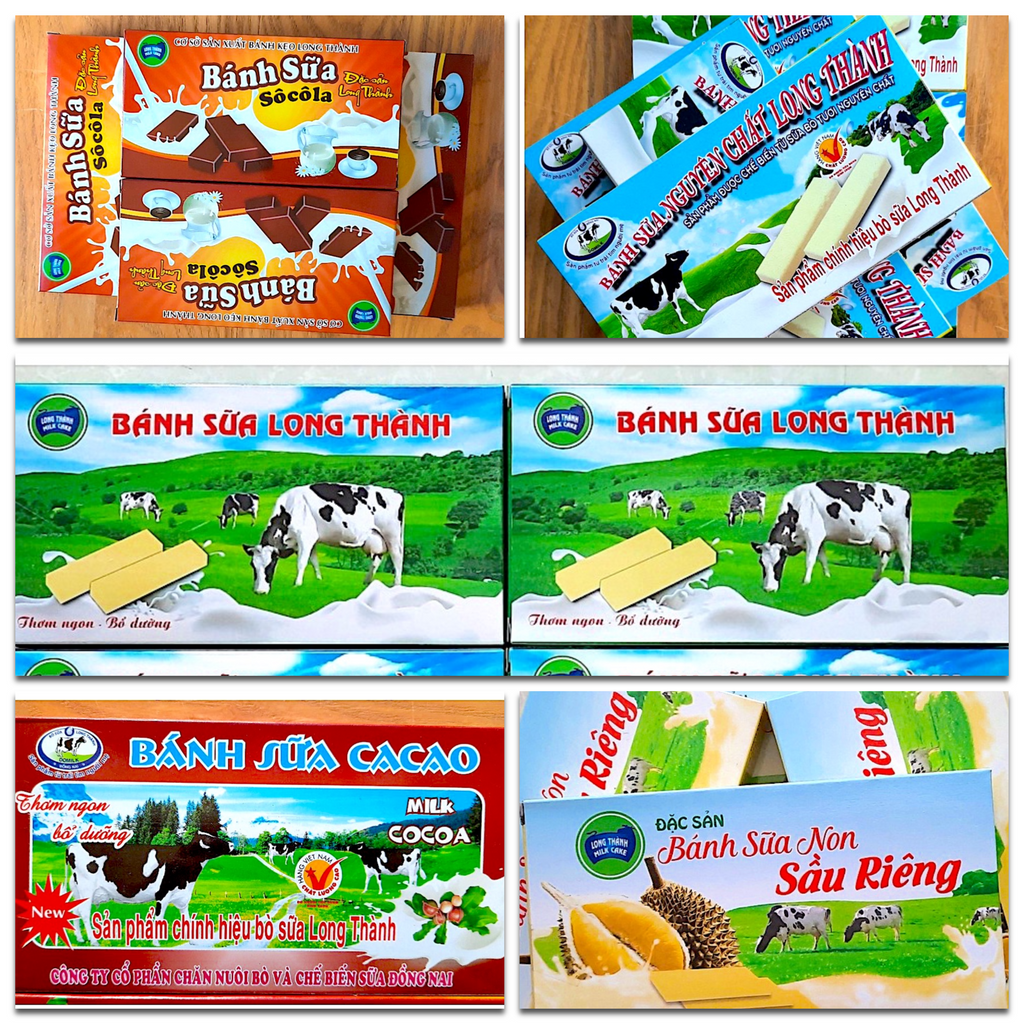 Long Thanh Milk Candy from Vietnam - Durian, Chocolate, Original flavour
